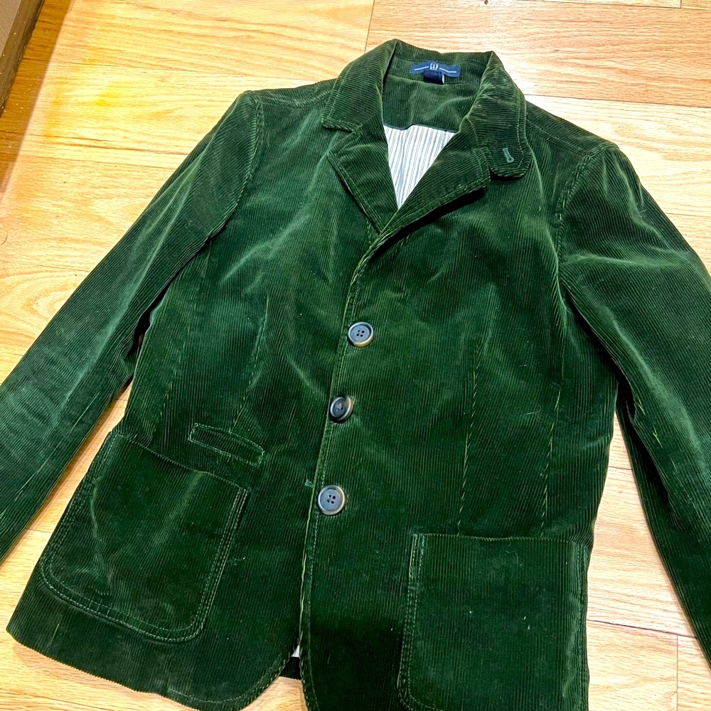 GAP Dark Green Corduroy Blazer